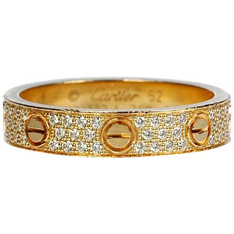 cartier ring as wedding band.